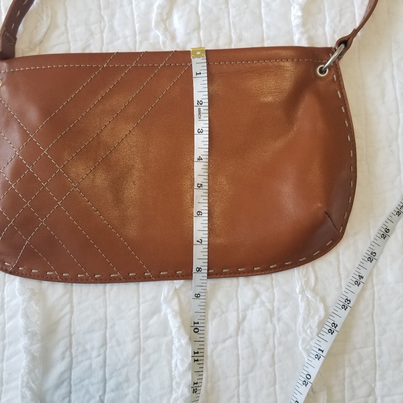 GAP 100% Genuine Leather Bag Brandy Brown EUC - Picture 16 of 16